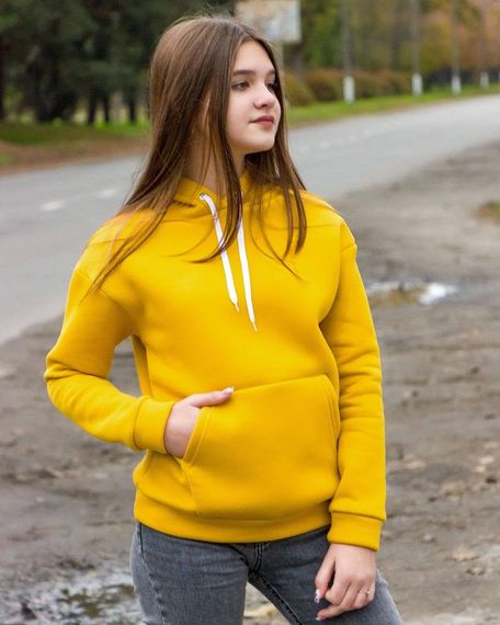 Худі для дівчинки (підлітковий) Носи своє 140 Жовтий (p-8757-90137) | Зображення 9