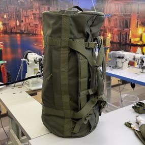 Тактическая сумка, баул 90 л Оксфорд 600 D ПВХ Олива