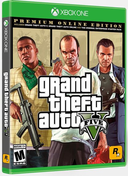 Игра Xbox Grand Theft Auto V Premium Online Edition [Blu-Ray диск] (5026555360005) | Зображення 1