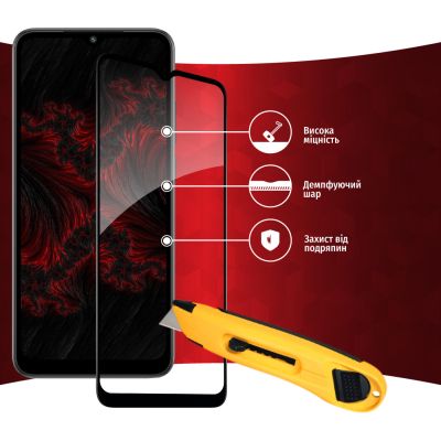 Стекло защитное Intaleo Full Glue Xiaomi Redmi A1 (1283126545337) | Зображення 3