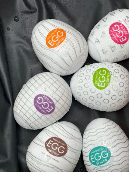 Мастурбатор мужской Tenga Egg. Мастурбатор яйцо. Мастурбатор Тенга. Яйцо фиолетовое | Зображення 4