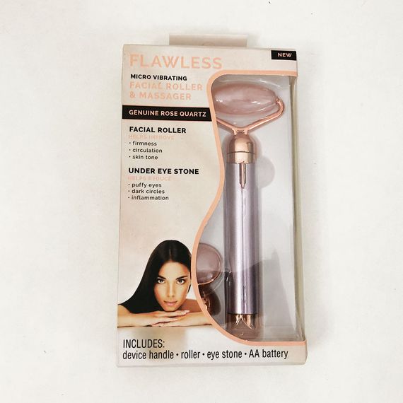 Масажер ролик електричний для особи Facial Roller Massager. Колір бежевий | Зображення 2