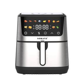 Аэрофритница электрическая Sokany SK-10066 Электрическая фритюрница без масла с таймером / Аэрогриль 9.5 л 2400 Вт