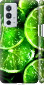 Чохол на OnePlus 9RT Зелені часточки лимона "852m-2520-2448"