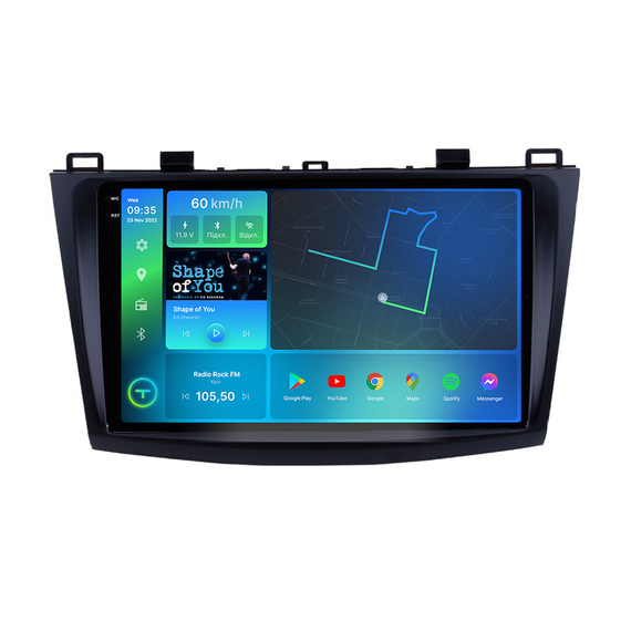 Штатна магнітола Torssen 2K Mazda 3 11-13 FL9 4+64Gb 4G Carplay DSP | Зображення 1