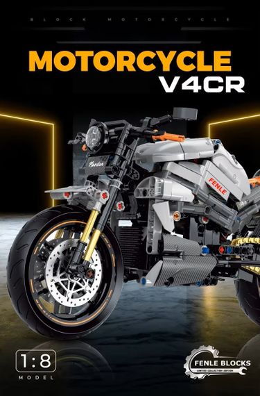 Конструктор LEGO технік мотоцикл Harley-Davidson в масштабі 1:8 642 деталей | Зображення 8