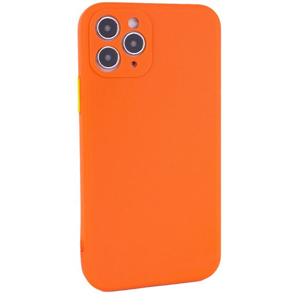 Чехол TPU Square Full Camera для Apple iPhone 11 Pro (5.8") Оранжевый