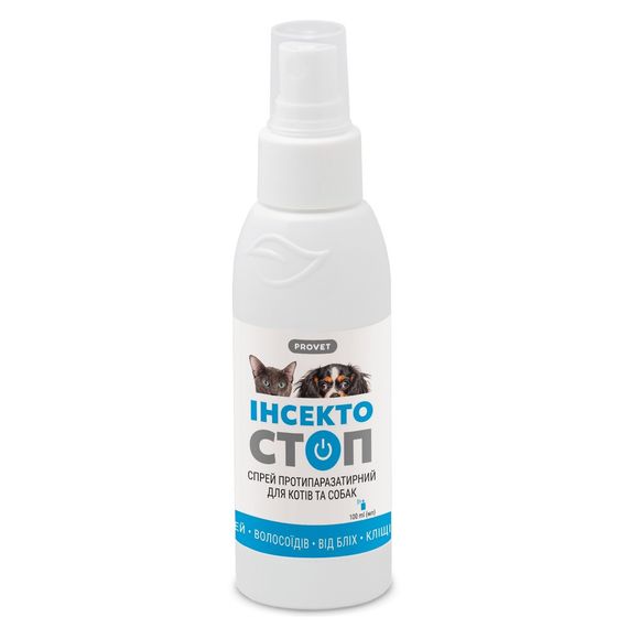 Спрей Provet ІНСЕКТОСТОП для котів та собак інсектоакарицид 100 мл
