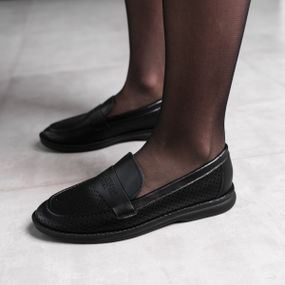Мокасины женские Fashion Stella 3571 38 размер 245 см Черный