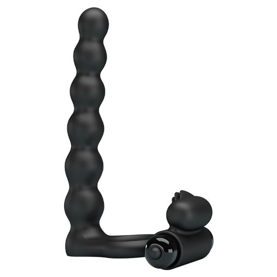 Кільце-насадка для подвійного проникнення - Pretty Love Hercules Penis Sheath III Black | Зображення 2