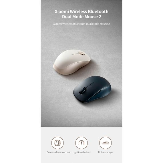Мишка Xiaomi Dual-mode Wireless Mouse 2 Black (BHR8850GL) (1122318) | Зображення 3