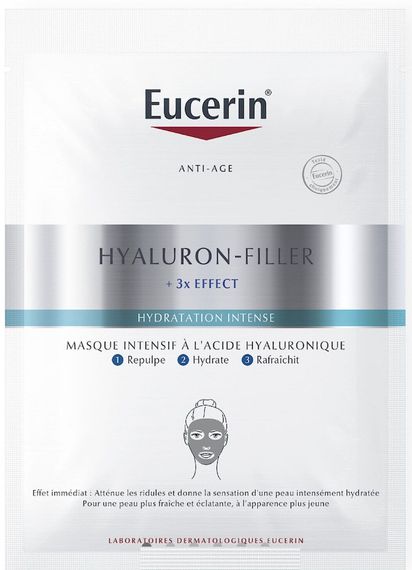 Маска для обличчя Eucerin Hyaluron-Filler +3x Effect- Masque Intensif à l'Acide Hyaluronique Masque Intensif