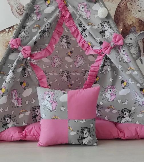 Детский вигвам палатка домик для девочек Понни pony БОН БОН 180 см | Зображення 1