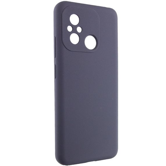 Чехол Silicone Cover Lakshmi Full Camera (AAA) для Xiaomi Redmi 12C Серый / Dark Gray | Зображення 1