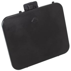 BMW 5 E60 (03-07) М-пакет заглушка буксирувального гака в передній бампер чорна, БМВ