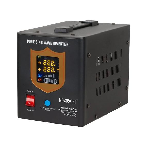 ДБЖ KEMOT PROsinus-500 12V 500VA/300W для котла чорний | Зображення 2