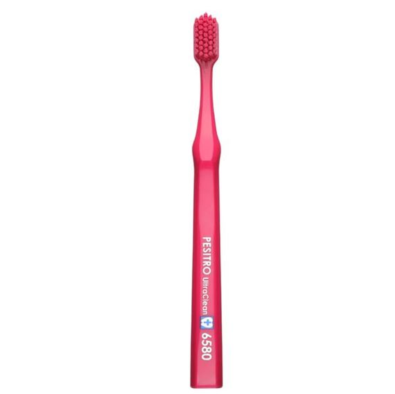 Зубна щітка Pesitro 6580 Ultra Soft малинова (м’яка із серії Premium)