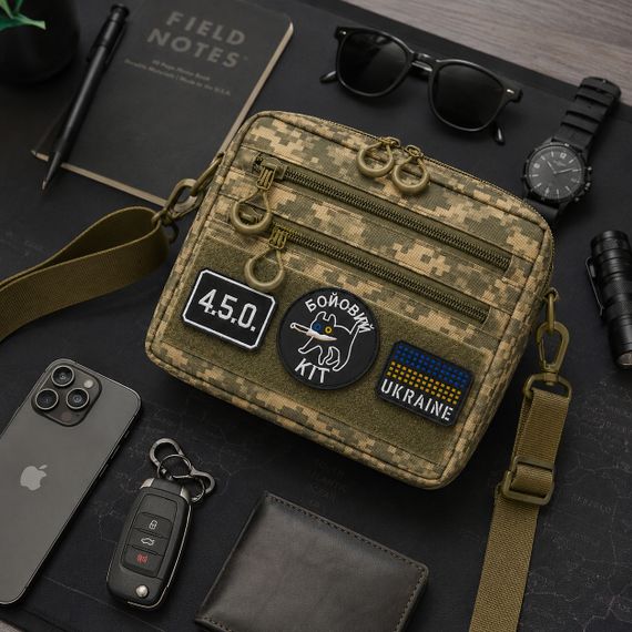 Чоловіча тактична сумка EDC Cordura 600D, сумка з кордури для патчів піксель RS-22 | Зображення 9
