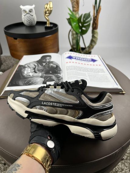 Чоловічі кросівки Lacoste L003 2K24 Brown Blac (текстиль) A3924 45 28.5 см | Зображення 5