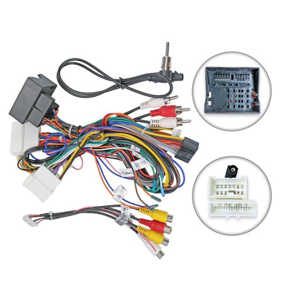 Перехідник живлення серії QIV з адаптером CAN-BUS для Renault QBR-W RN-4088 (дрот)