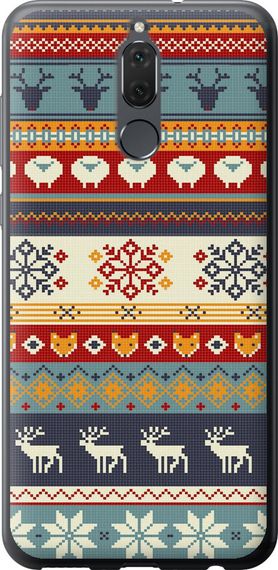 Чехол на Huawei Mate 10 Lite Рождественский орнамент "3303u-1240-17620"