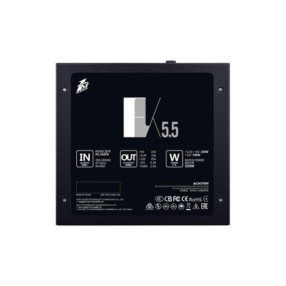 Блок живлення 1stPlayer 550W (FK-550-BK-EU) | Зображення 3