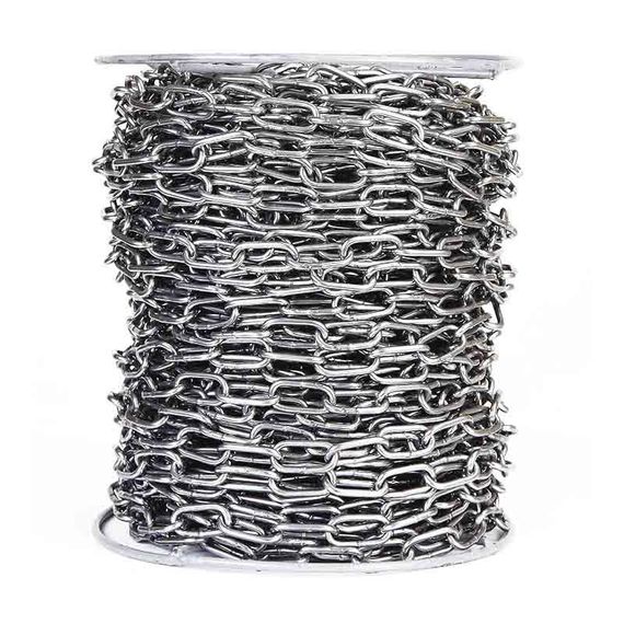 Цепь длиннозвенная без покрытия 3мм ГОСТ1592-90 (бухта кратно 100м) APRO