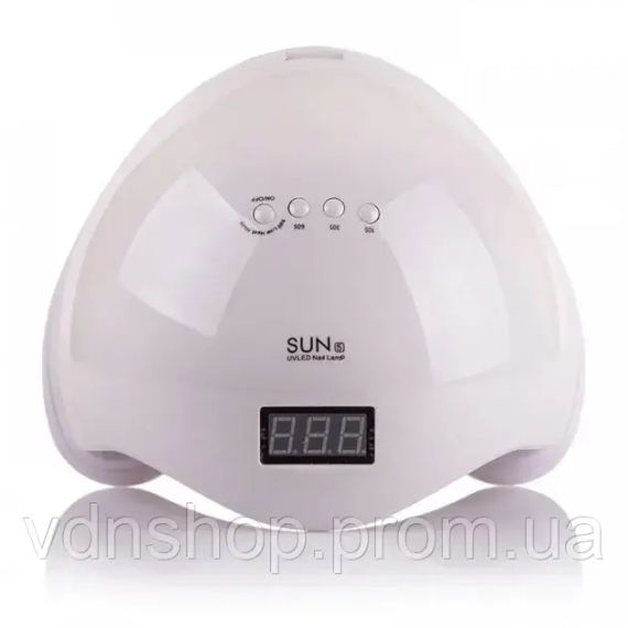 Світлодіодна лампа для манікюру SUN 5 48W з дисплеєм та сенсором, UV лампа | Зображення 2
