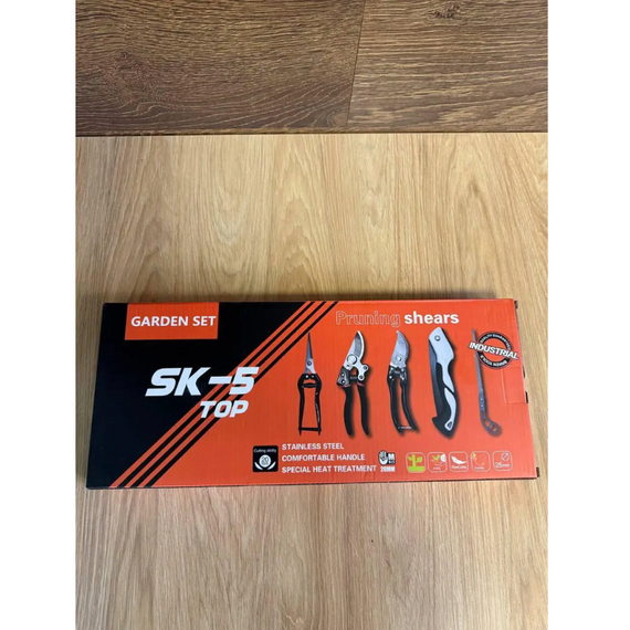 Набір інструментів для саду 5 в 1, універсальний комплект для обрізання дерев і чагарників | Зображення 7