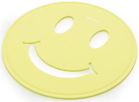 Підставка під гаряче Fissman Smile Ø17см силіконова, жовта