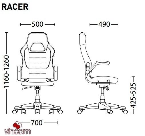 Кресло Новый Стиль RACER Tilt PL35 (Экокожа) Кресло Новый Стиль RACER (Экокожа) | Зображення 6