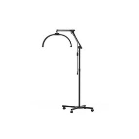 Напольная LED-лампа F-700B 30W черная металлическая