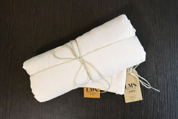 Дитяча постільна білизна Limasso Dubrovnik Muslin Baby 100х150 см Camello Roses | Зображення 5