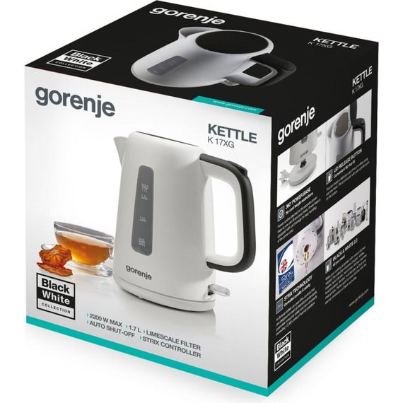 Електрочайник Gorenje K 17 XG (K17XG) | Зображення 8