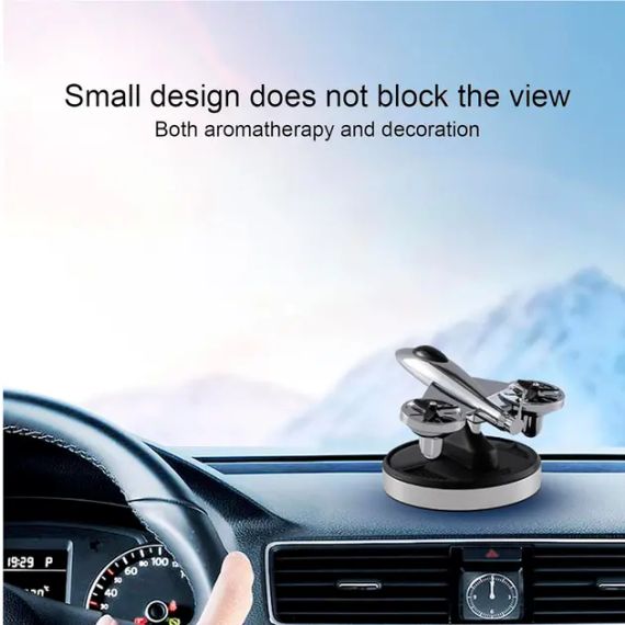 Ароматизатор на сонячних батареях у машину Літак винищувач з турбінами | Зображення 5