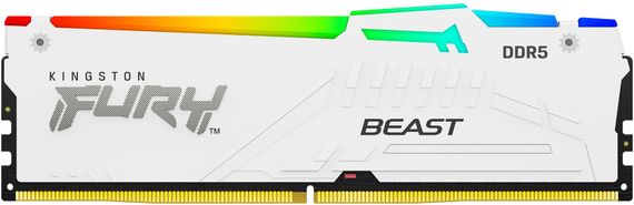 Память ПК Kingston DDR5 16GB 5600 FURY Beast RGB EXPO Белый KF556C36BWEA-16