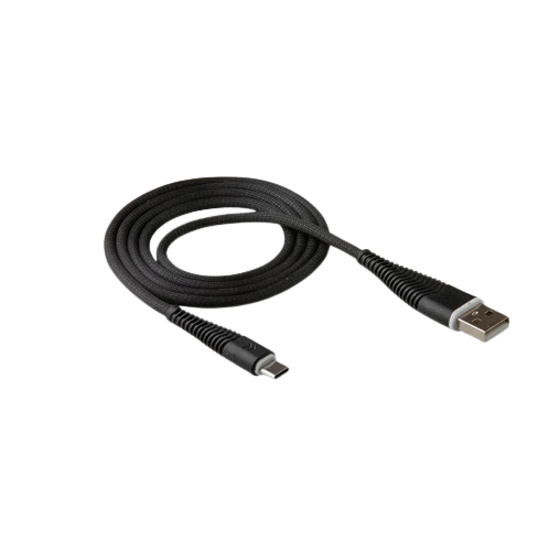 Кабель USB Type-C WALKER C550 2,4A 1м чорний