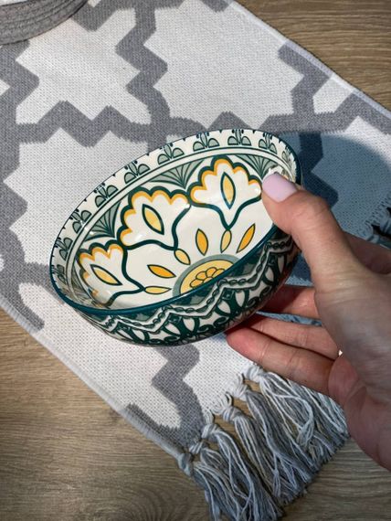 Салатник Olens Тригір'я 102-605-1 14.4х6.5 см 500 мл зелений | Зображення 2