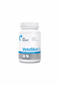 Vet Expert VetoSkin Small breed&cat Харчова добавка для підтримання здоров'я шкіри та якості шерсті у котів і
