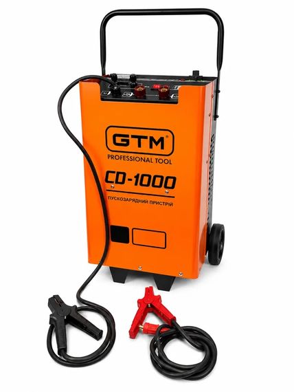 Устройство пуско-зарядное GTM CD-1000 (12/24 В, 120 А, 45-1000 А·час, 380-400 В) | Зображення 2