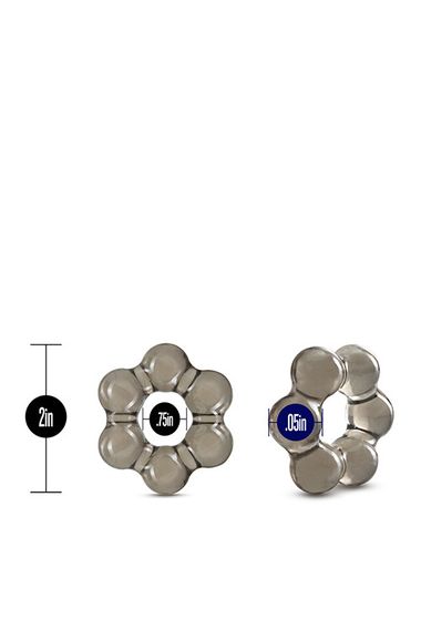 T331506 ерекційне кільце STAY HARD THICK BEAD COCK RING BLACK sexstyle | Зображення 3