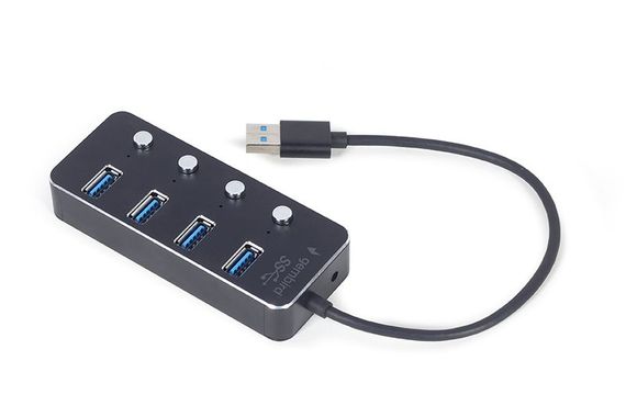 Хаб Gembird UHB-U3P4P-01 на 4 порти USB 3.0 | Зображення 1