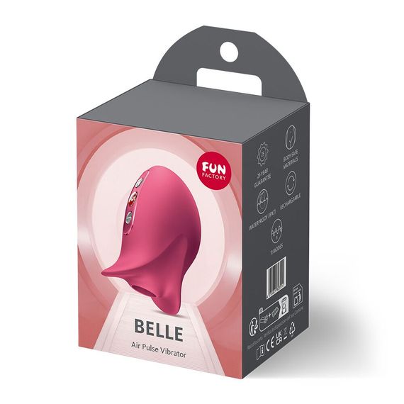 Вакуумний стимулятор Fun Factory Belle Raspberry, 11 режимів роботи, перезаряджуваний | Зображення 7