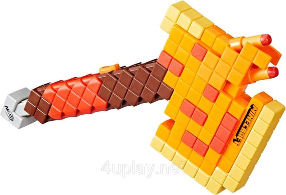 Бластер-топор из Майнкрафт NERF Minecraft Firebrand | Зображення 1