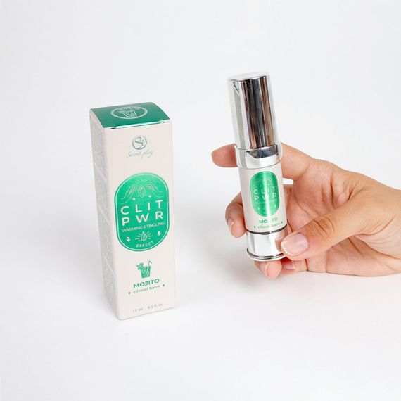 Рідкий вібратор CLIT PWR MOJITO CLITORAL BALM Sex Aura | Зображення 4