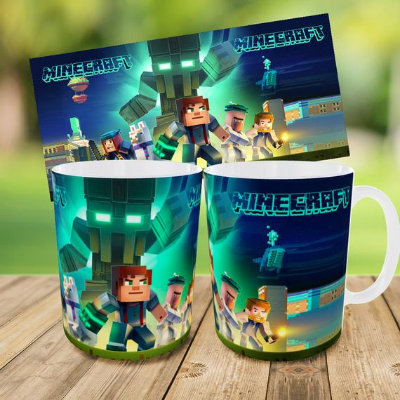 Набір: дитяча сумка-бананка+кружка Майнкрафт «Minecraft» 32х15см, бананка для хлопчика через плече на подарунок (00922) | Зображення 2