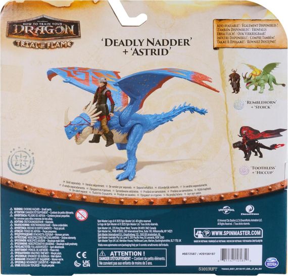 Игровой набор Dreamworks Dragons Как приручить дракона Злобный Змеевик и всадница Астрид | Зображення 6