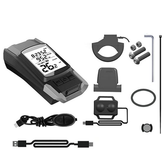 Велофара з комп'ютером та сигналом BK-1920-2T6 велоліхтар із виносною кнопкою, Велоліхтар із водозахистом | Зображення 1