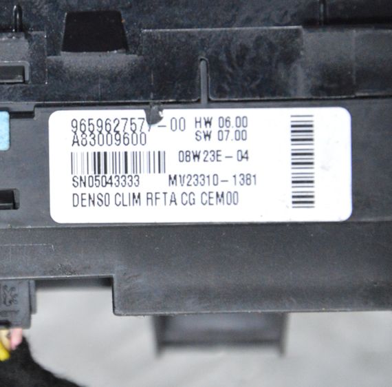 Блок управління клімат контролем лівий Citroen C4 Picasso 2007-2014 Панель кондиціонера Сітроен 9659627577 | Зображення 3