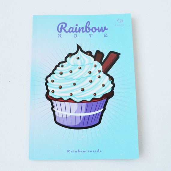 Блокнот 4Profi "Artbook Rainbow " Cake" blue 48 листов формат А5 901203